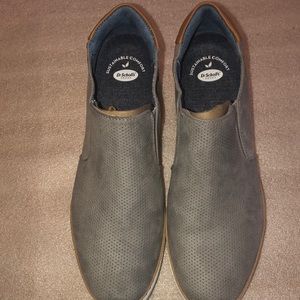 DR SCHOLLS GREY ANKLE BOOTS IN SIZE 10m